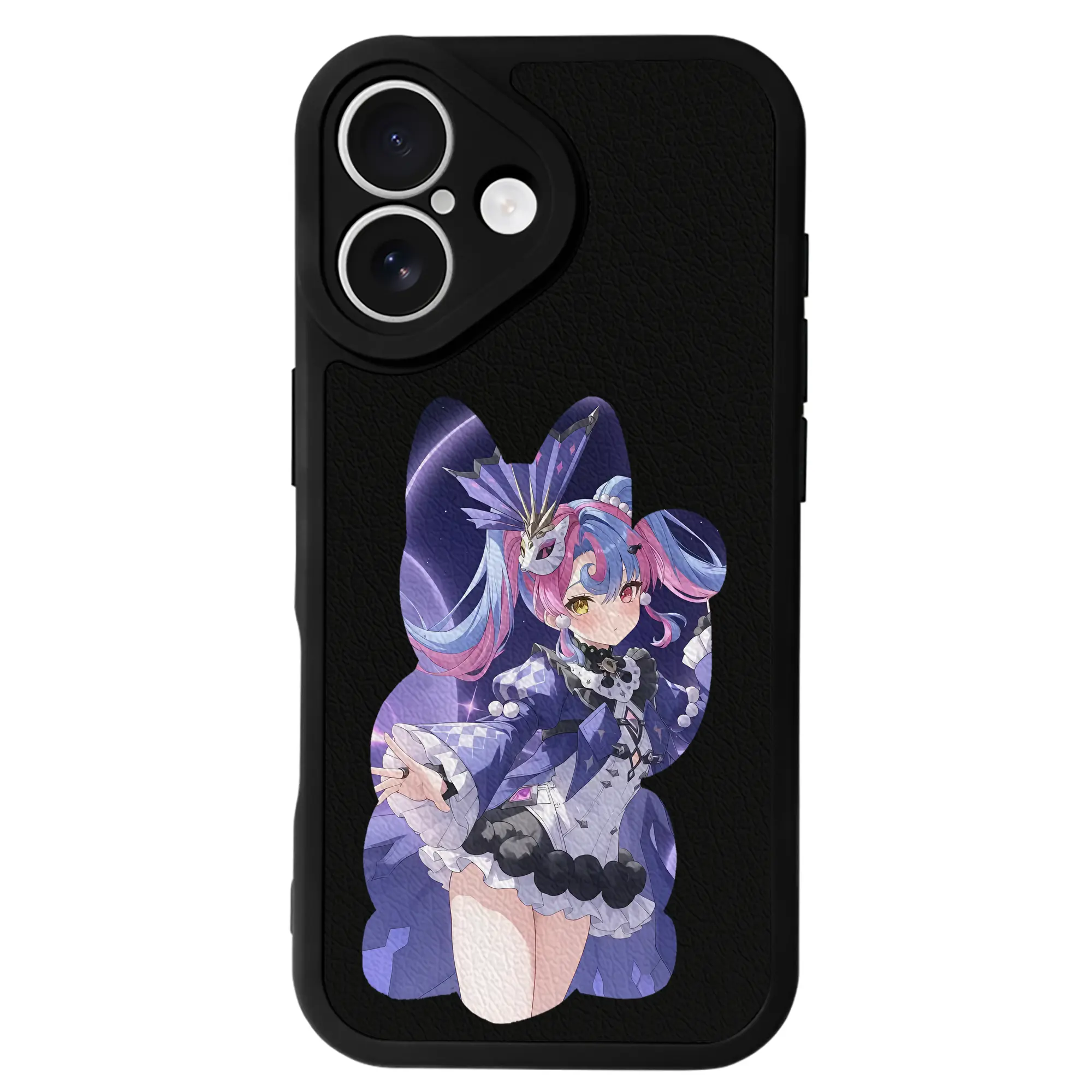 鳴潮 グッズ ロココ - IPhone 16シリーズ対応 ・ シリコンスマホケース ・ レザー調 ・ 高精度フィット ・ 耐衝撃 ・ ワイヤレス充電対応 ・ 精密カット